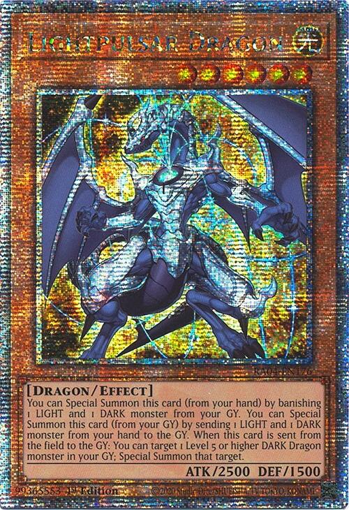 Lightpulsar Dragon [RA04-EN176] Quarter Century Secret Rare | Good Games Adelaide SA