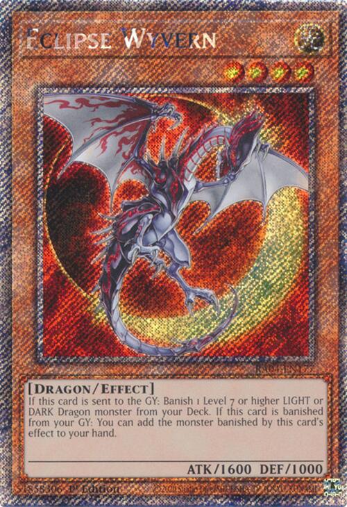 Eclipse Wyvern [RA04-EN177] Platinum Secret Rare | Good Games Adelaide SA