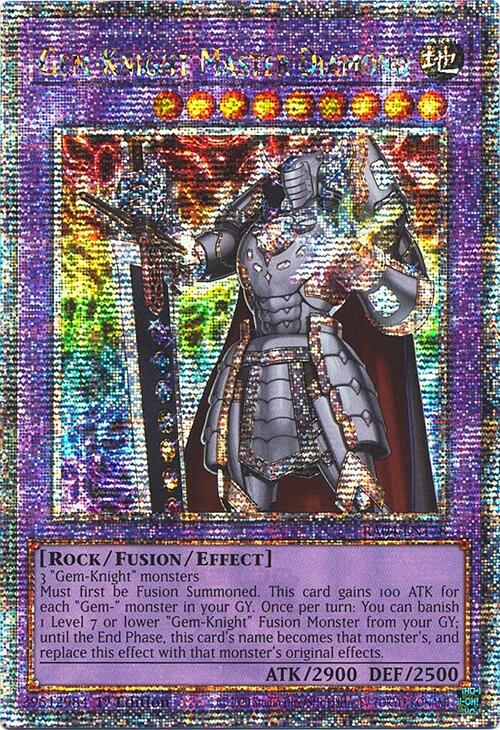 Gem-Knight Master Diamond [RA04-EN178] Quarter Century Secret Rare | Good Games Adelaide SA