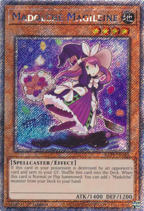 Madolche Magileine [RA04-EN185] Platinum Secret Rare | Good Games Adelaide SA