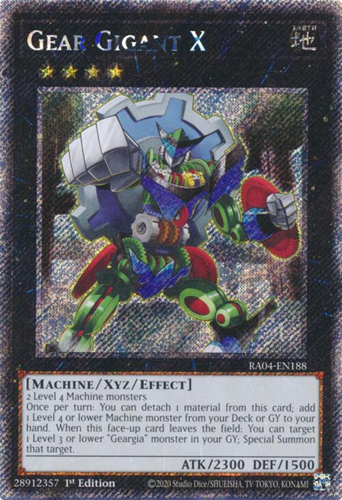 Gear Gigant X [RA04-EN188] Platinum Secret Rare | Good Games Adelaide SA
