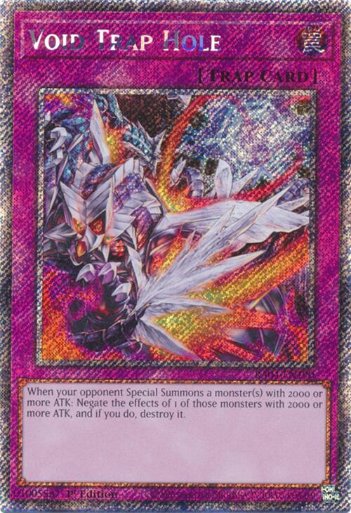 Void Trap Hole [RA04-EN190] Platinum Secret Rare | Good Games Adelaide SA
