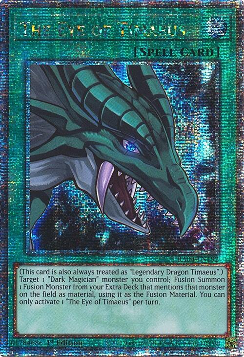 The Eye of Timaeus [RA04-EN192] Quarter Century Secret Rare | Good Games Adelaide SA