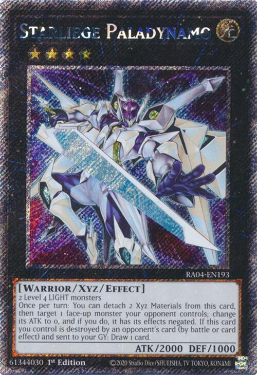 Starliege Paladynamo [RA04-EN193] Platinum Secret Rare | Good Games Adelaide SA
