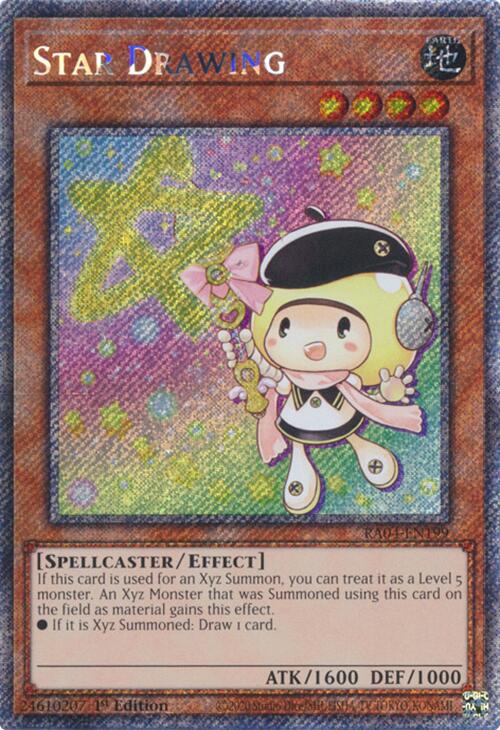 Star Drawing [RA04-EN199] Platinum Secret Rare | Good Games Adelaide SA