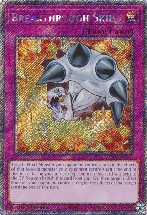 Breakthrough Skill [RA04-EN202] Platinum Secret Rare | Good Games Adelaide SA