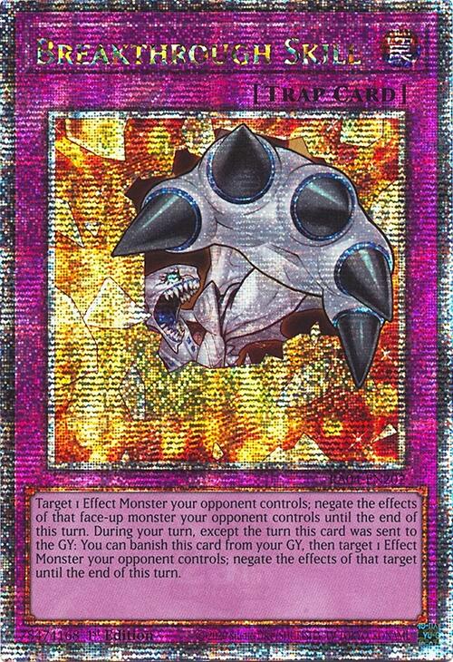 Breakthrough Skill [RA04-EN202] Quarter Century Secret Rare | Good Games Adelaide SA