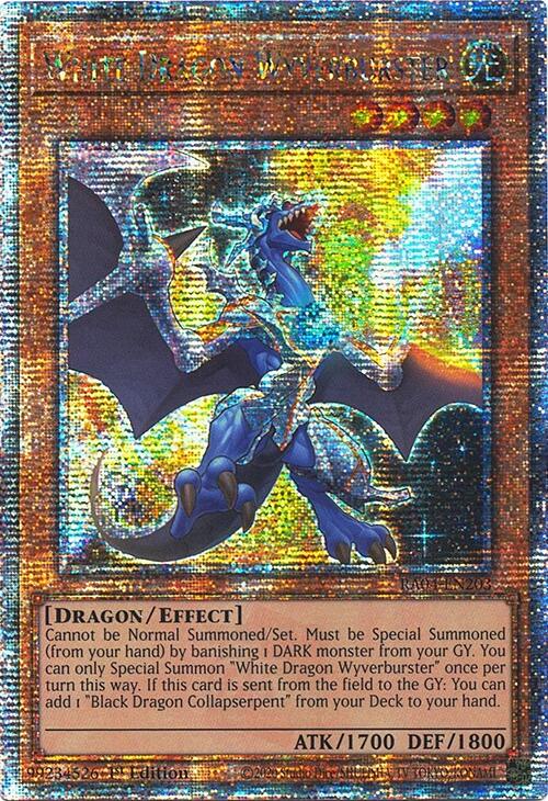 White Dragon Wyverburster [RA04-EN203] Quarter Century Secret Rare | Good Games Adelaide SA