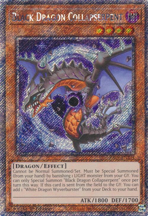 Black Dragon Collapserpent [RA04-EN204] Platinum Secret Rare | Good Games Adelaide SA