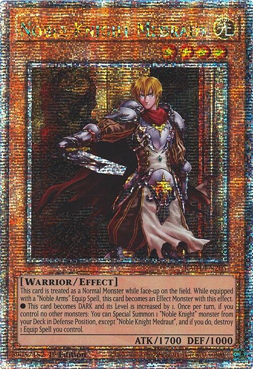 Noble Knight Medraut [RA04-EN205] Quarter Century Secret Rare | Good Games Adelaide SA