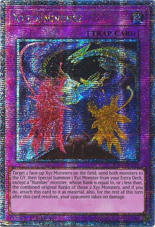 Xyz Universe [RA04-EN218] Quarter Century Secret Rare | Good Games Adelaide SA