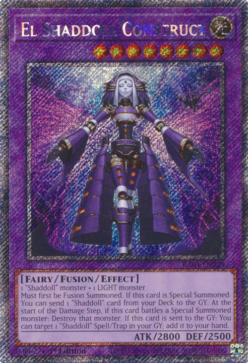 El Shaddoll Construct [RA04-EN229] Platinum Secret Rare | Good Games Adelaide SA