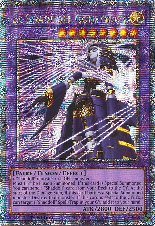 El Shaddoll Construct (Alternate Art) [RA04-EN229] Quarter Century Secret Rare | Good Games Adelaide SA