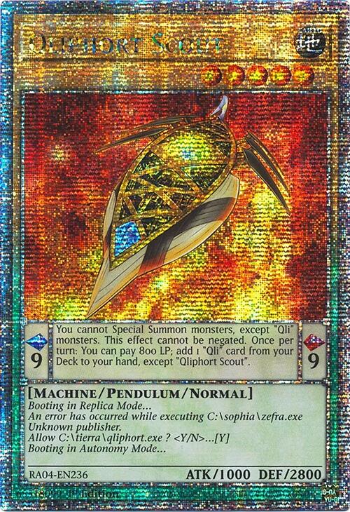 Qliphort Scout [RA04-EN236] Quarter Century Secret Rare | Good Games Adelaide SA