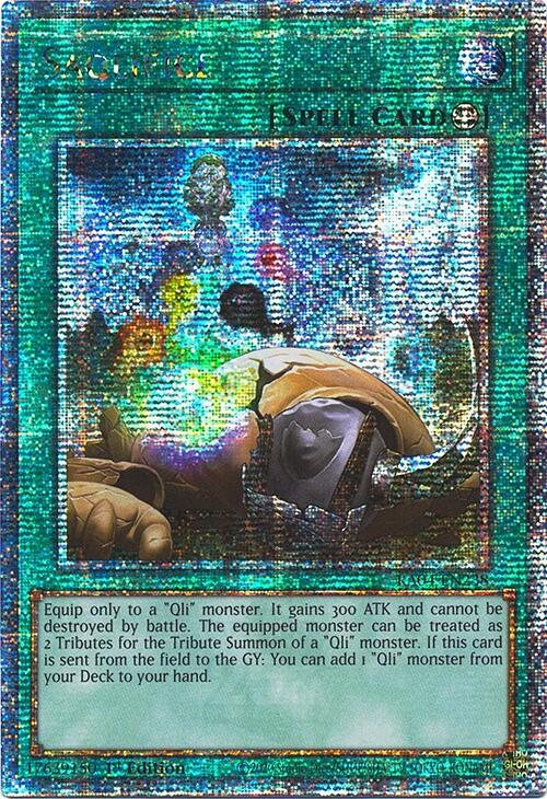Saqlifice [RA04-EN238] Quarter Century Secret Rare | Good Games Adelaide SA