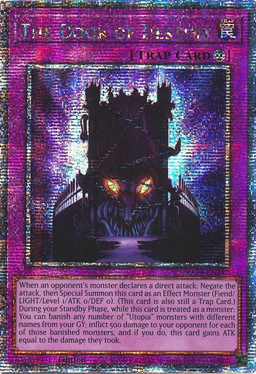 The Door of Destiny [RA04-EN240] Quarter Century Secret Rare | Good Games Adelaide SA
