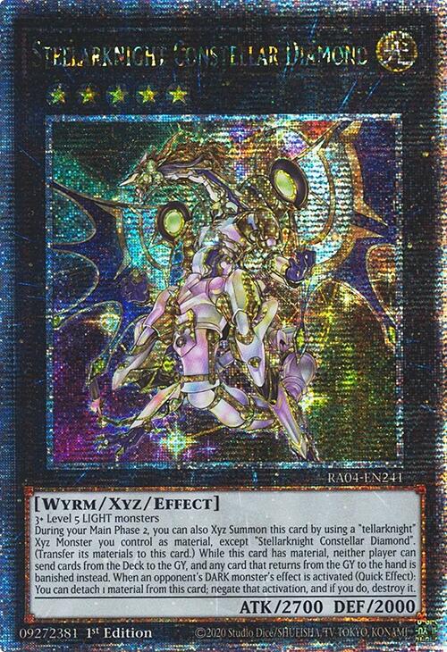 Stellarknight Constellar Diamond [RA04-EN241] Quarter Century Secret Rare | Good Games Adelaide SA