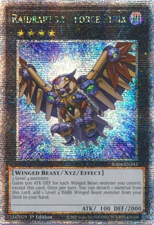 Raidraptor - Force Strix [RA04-EN243] Quarter Century Secret Rare | Good Games Adelaide SA