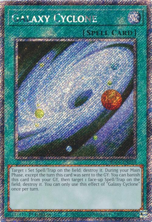 Galaxy Cyclone [RA04-EN250] Platinum Secret Rare | Good Games Adelaide SA