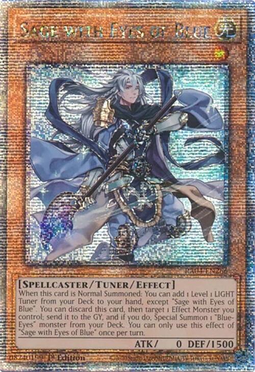 Sage with Eyes of Blue [RA04-EN266] Quarter Century Secret Rare | Good Games Adelaide SA