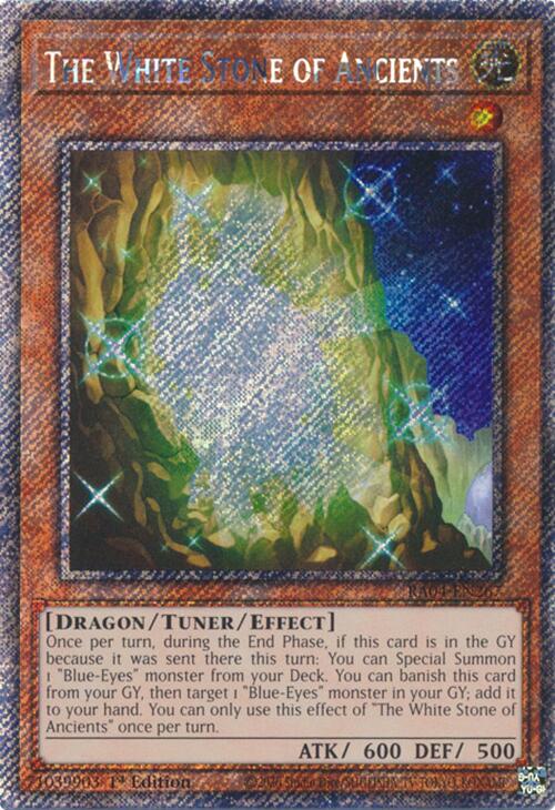 The White Stone of Ancients [RA04-EN267] Platinum Secret Rare | Good Games Adelaide SA