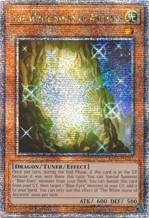 The White Stone of Ancients [RA04-EN267] Quarter Century Secret Rare | Good Games Adelaide SA