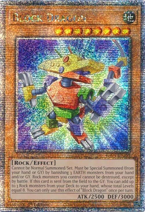 Block Dragon [RA04-EN268] Quarter Century Secret Rare | Good Games Adelaide SA