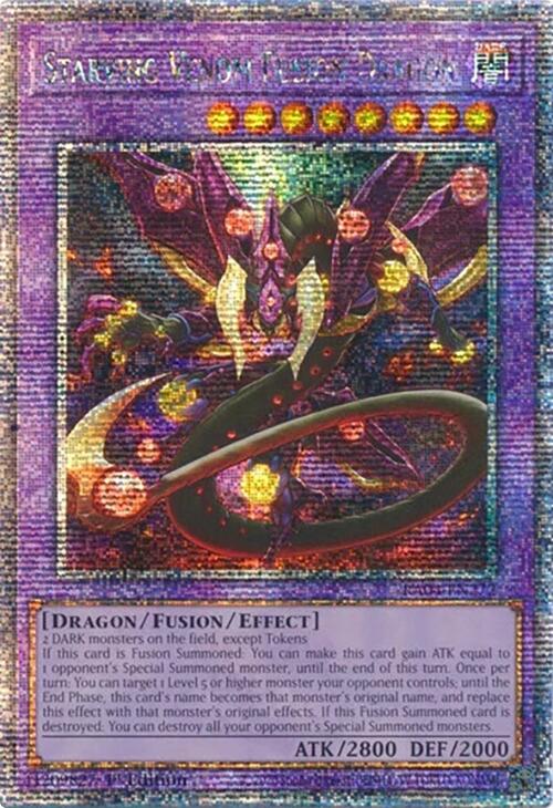 Starving Venom Fusion Dragon [RA04-EN272] Quarter Century Secret Rare | Good Games Adelaide SA