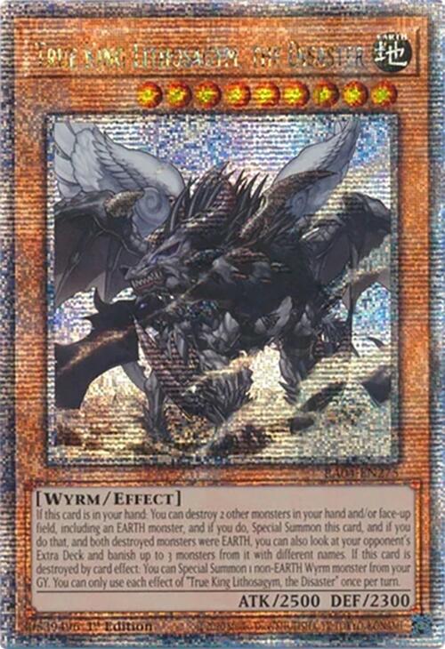 True King Lithosagym, the Disaster [RA04-EN275] Quarter Century Secret Rare | Good Games Adelaide SA
