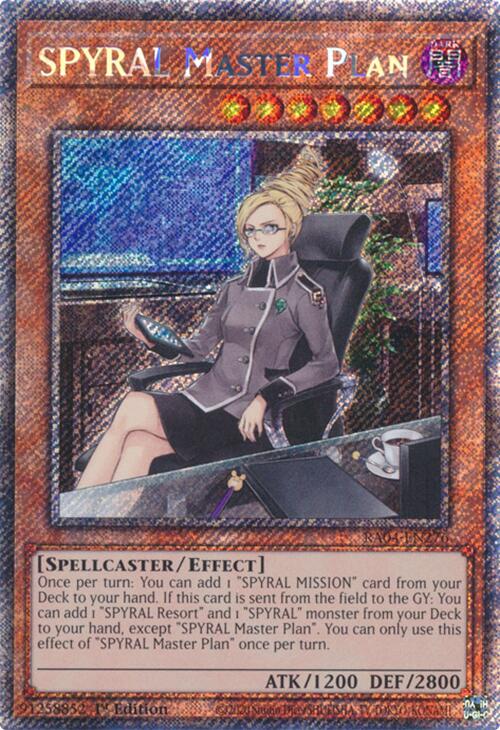 SPYRAL Master Plan [RA04-EN276] Platinum Secret Rare | Good Games Adelaide SA