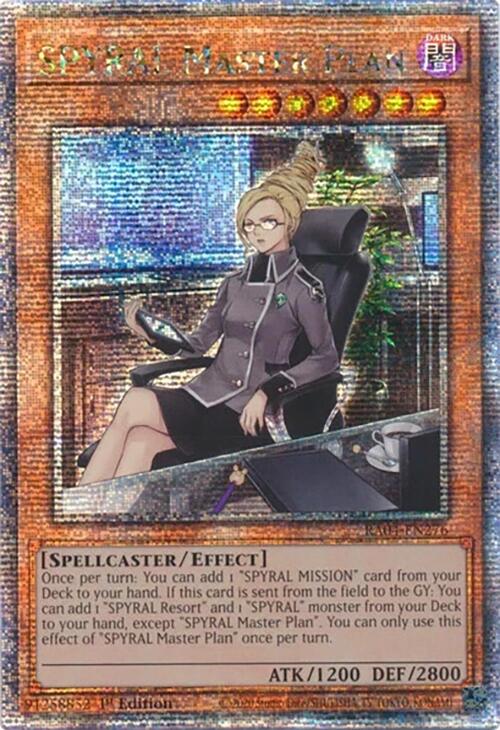 SPYRAL Master Plan [RA04-EN276] Quarter Century Secret Rare | Good Games Adelaide SA