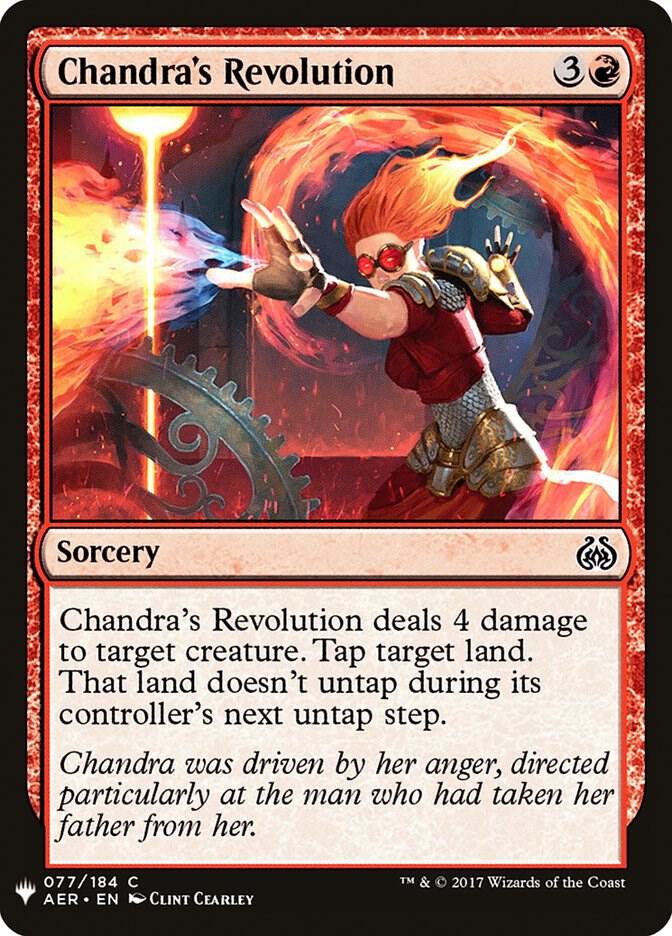 Chandras Revolution 77 (The List Reprints)  | Good Games Adelaide SA