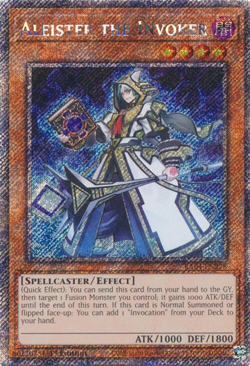 Aleister the Invoker [RA04-EN278] Platinum Secret Rare | Good Games Adelaide SA