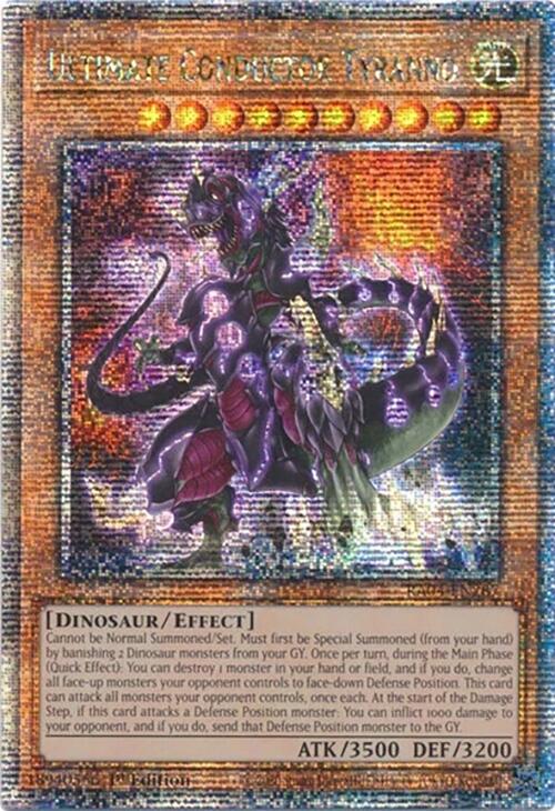 Ultimate Conductor Tyranno [RA04-EN287] Quarter Century Secret Rare | Good Games Adelaide SA