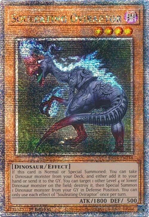 Souleating Oviraptor [RA04-EN288] Quarter Century Secret Rare | Good Games Adelaide SA