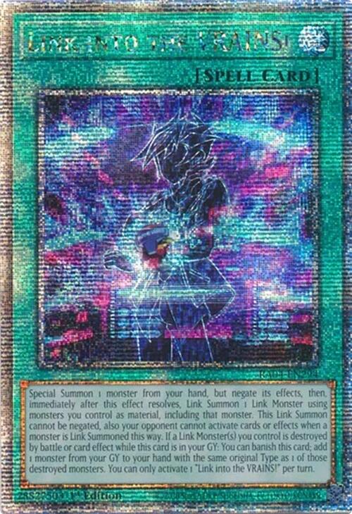 Link into the VRAINS! [RA04-EN294] Quarter Century Secret Rare | Good Games Adelaide SA