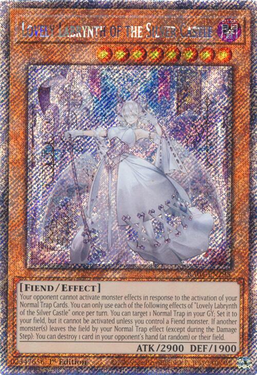 Lovely Labrynth of the Silver Castle [RA04-EN295] Platinum Secret Rare | Good Games Adelaide SA