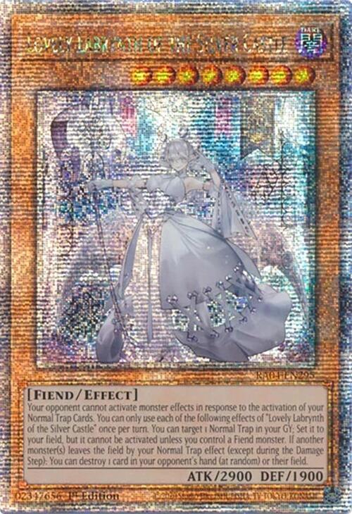 Lovely Labrynth of the Silver Castle [RA04-EN295] Quarter Century Secret Rare | Good Games Adelaide SA