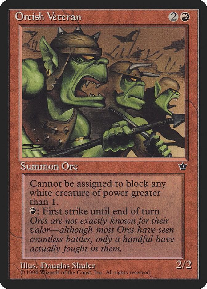 Orcish Veteran  (Fallen Empires)  | Good Games Adelaide SA