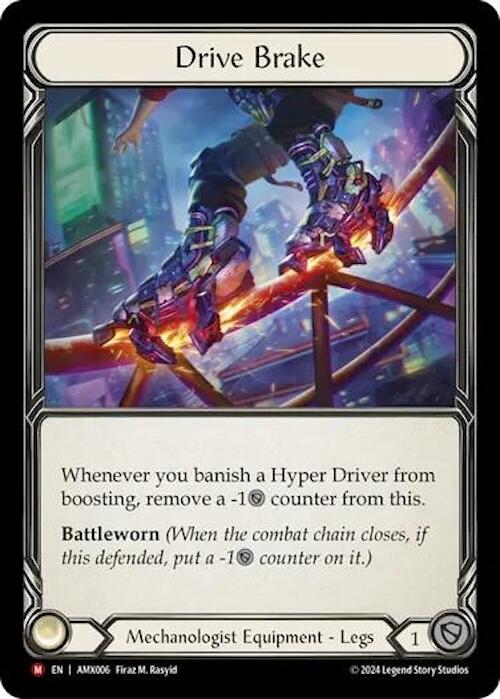 Drive Brake [AMX006] (Armory Deck: Maxx Nitro)  Rainbow Foil | Good Games Adelaide SA