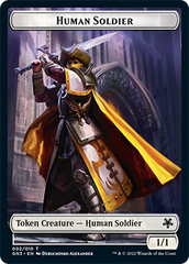 Zombie // Human Soldier Double-Sided Token [Game Night: Free-for-All Tokens] | Good Games Adelaide SA