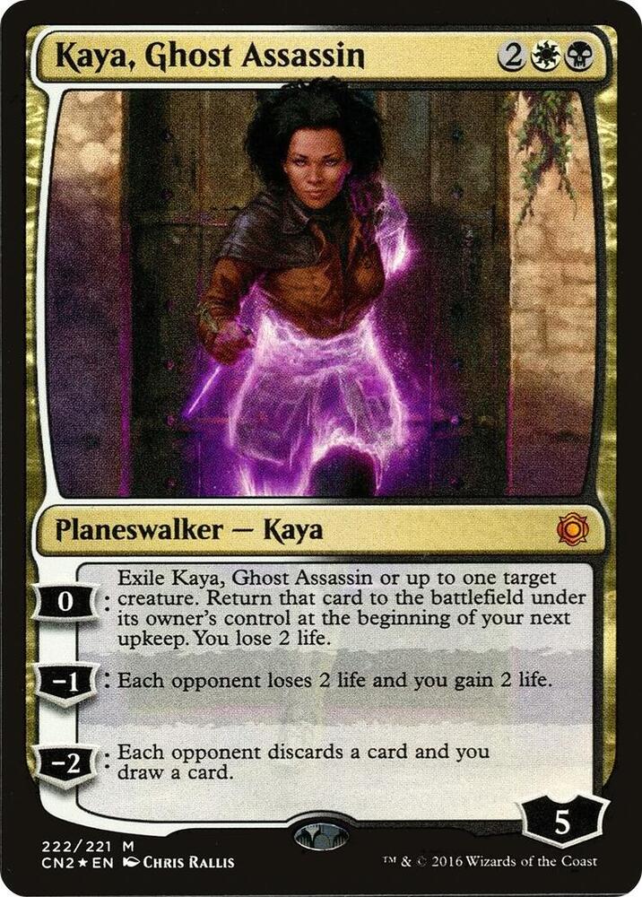 Kaya Ghost Assassin Alternate Art Foil 222 (Conspiracy: Take the Crown)  - Foil | Good Games Adelaide SA