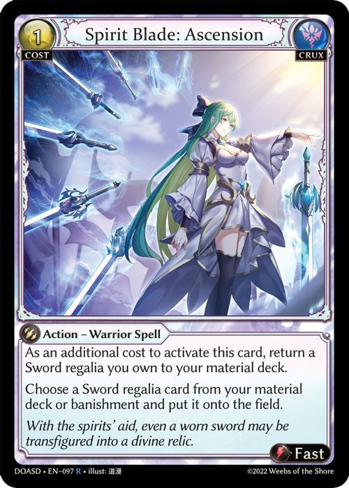 Spirit Blade: Ascension (097) [Dawn of Ashes: Starter Decks] | Good Games Adelaide SA