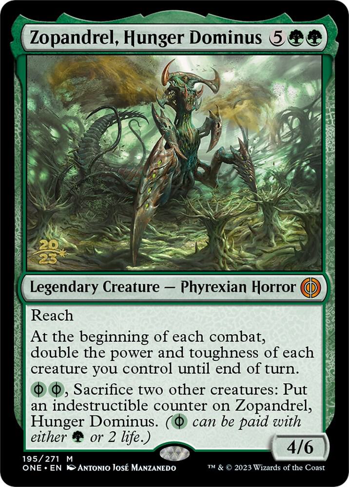 Zopandrel Hunger Dominus 195 (Prerelease Cards)  - Foil | Good Games Adelaide SA