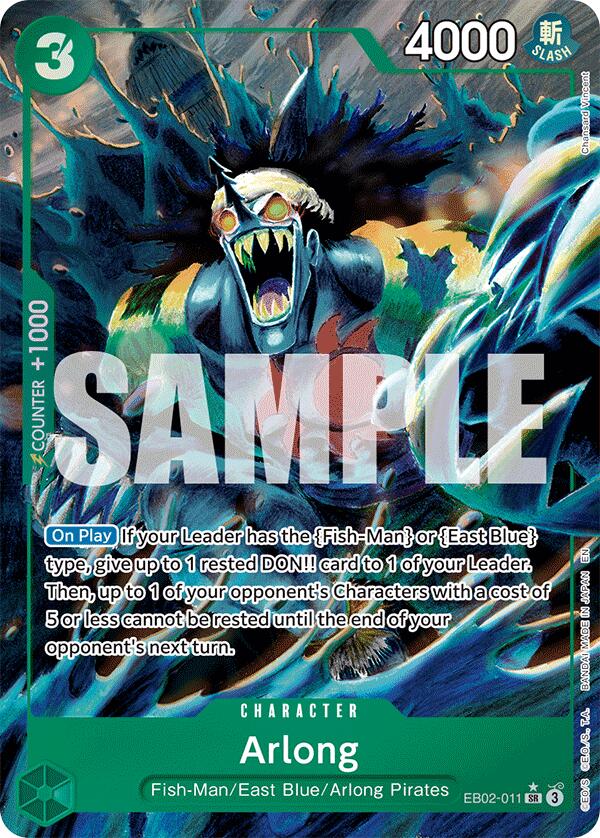 Arlong (Alternate Art) [Extra Booster: Memorial Collection] | Good Games Adelaide SA