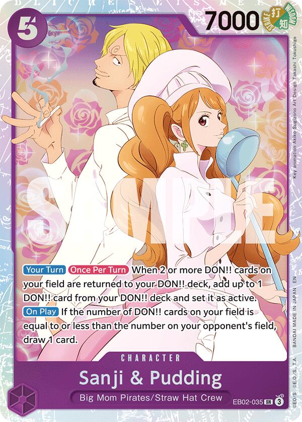 Sanji & Pudding [Extra Booster: Memorial Collection] | Good Games Adelaide SA