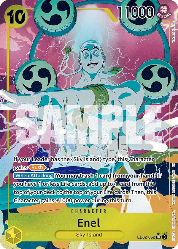 Enel (Alternate Art) [Extra Booster: Memorial Collection] | Good Games Adelaide SA