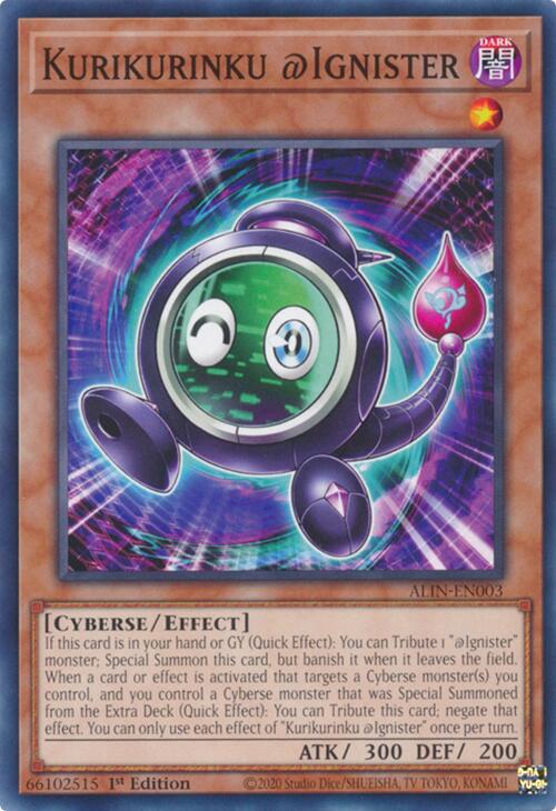 Kurikurinku @Ignister [ALIN-EN003] Common | Good Games Adelaide SA