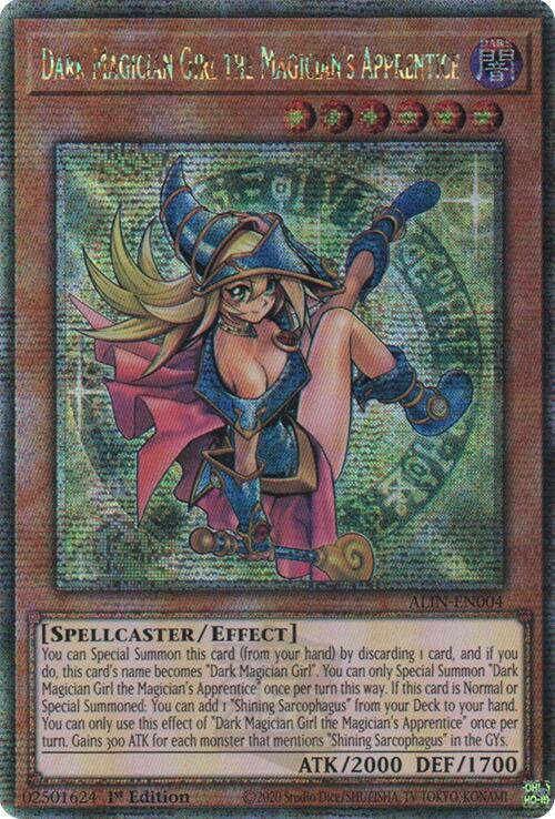 Dark Magician Girl the Magician's Apprentice [ALIN-EN004] Quarter Century Secret Rare | Good Games Adelaide SA