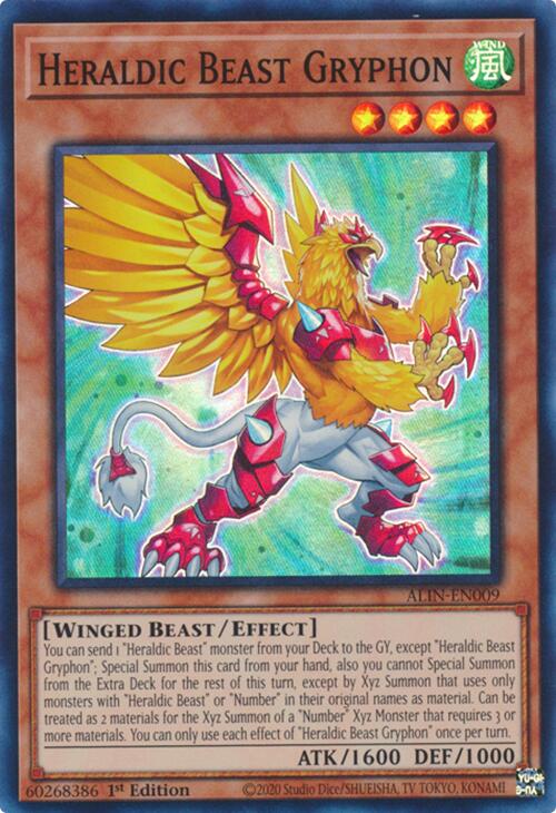 Heraldic Beast Gryphon [ALIN-EN009] Super Rare | Good Games Adelaide SA